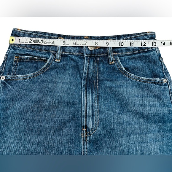 ZARA Denim Mini Skirt, Size Small, Blue - Picture 4 of 10